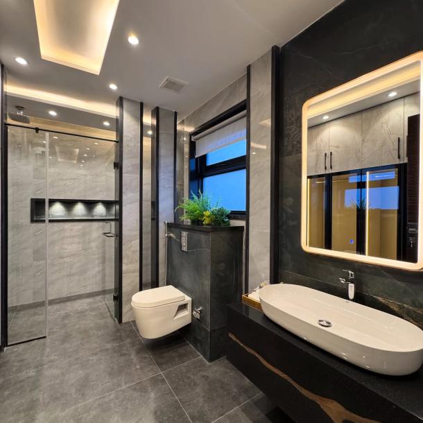 1 Kanal Ultra Modern luxury House full furnished Full basement Design for Sale DHA Phase 7 Lahore.-4