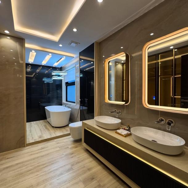 1 Kanal Ultra Modern luxury House full furnished Full basement Design for Sale DHA Phase 7 Lahore.-3