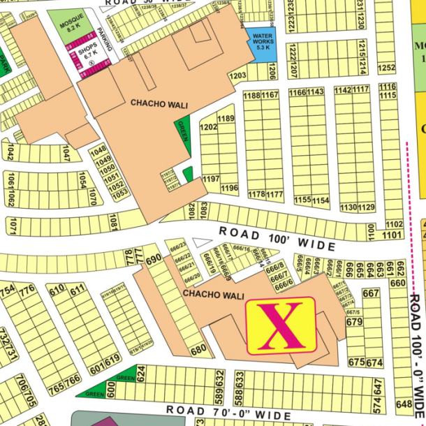 X-1009 Residential Plot For Sale In DHA Phase 8 Lahore-1