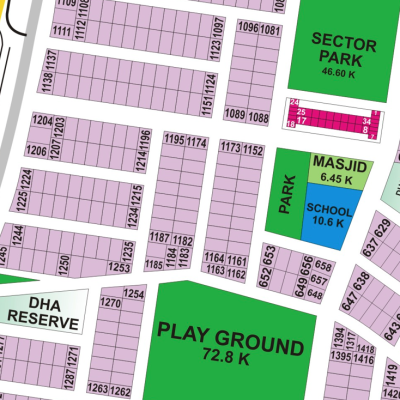 H-1184-Plot For sale in DHA Phase 9 Prism, Lahore Pakistan