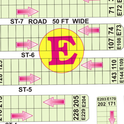 E-128-Residential Plot For sale in DHA Phase 5, Lahore Pakistan