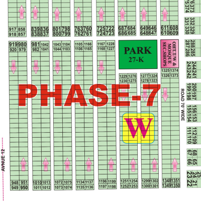 W-1080- Residential Plot For Sale In DHA Phase 7 Lahore