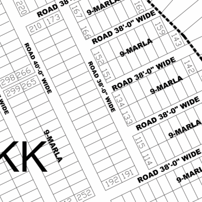 KK-206- Residential Plot For Sale In DHA Phase 4 Lahore