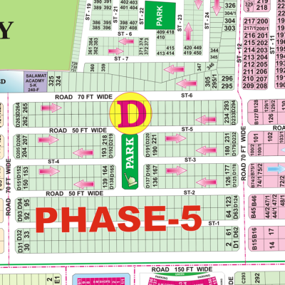 D-238 Residential Plot For Sale In DHA Phase 5