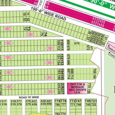 P-24 Residential Plot For Sale In DHA Phase 7 Lahore