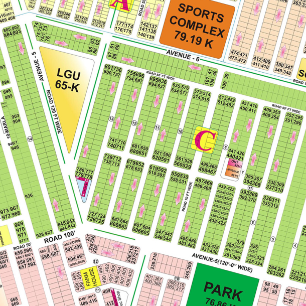 C-934+935- Residential Plot For Sale In DHA Phase 6-1