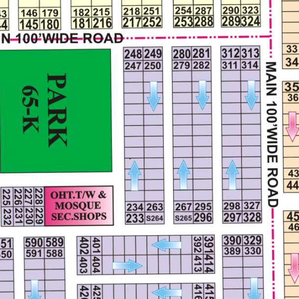 S-307-Residential Plot For sale in DHA Phase 7 Lahore Pakistan-1