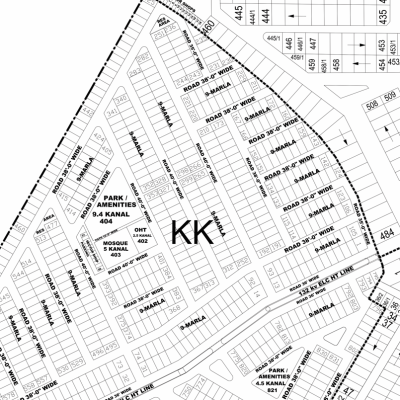 KK-421- Residential Plot For Sale In DHA Phase 4