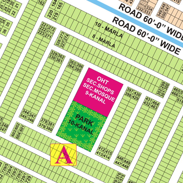 A-393 Residential Plot For Sale In DHA Phase 9 Town Lahore-1