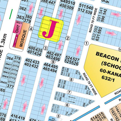 J-434+435 Pairs Plots For sale in DHA Phase 6, Lahore Pakistan