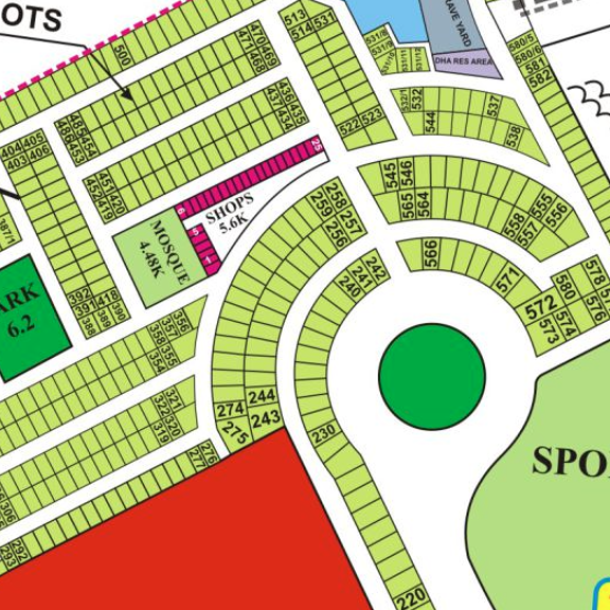 Y-553 Residential Plot For Sale In DHA Phase 8 Lahore-1