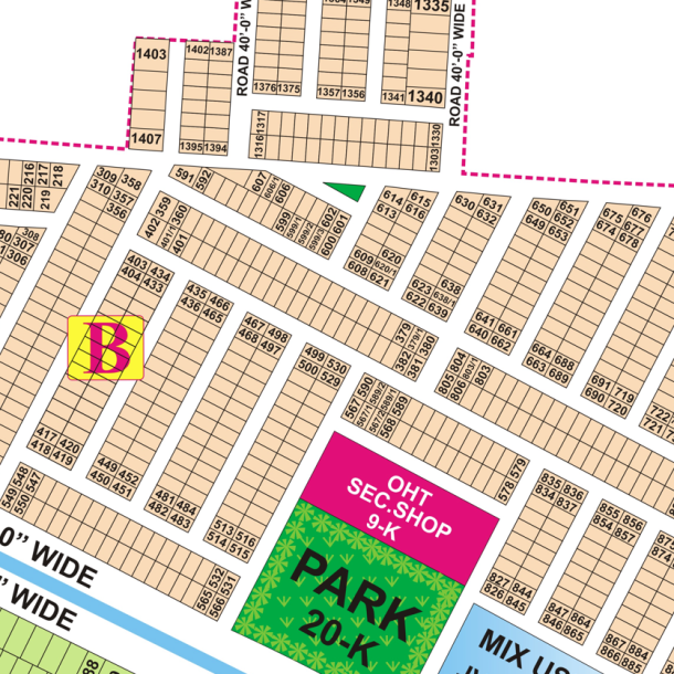 B-476 Residential Plot For Sale In DHA Phase 9 Town Lahore-1