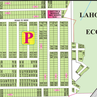 P-525-Residential Plot DHA Phase 7 Lahore