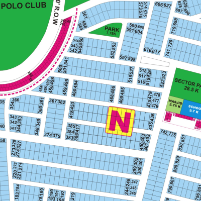 N-578- Residential Plot For Sale In DHA Phase 9 Prism Lahore