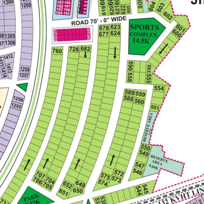 U-589-Residential Plot For sale in DHA Phase 8 Lahore Pakistan