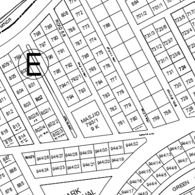 2 Kanal E Block Corner Plot For Sale In DHA Phase 6