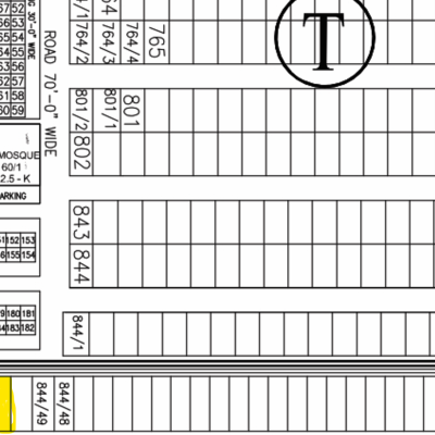 1 Kanal Plot For Sale T- 844/51 Demand 255 Lac In DHA Phase 7