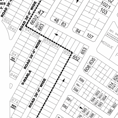 KK-857- Residential Plot For Sale In DHA Phase 4 Lahore