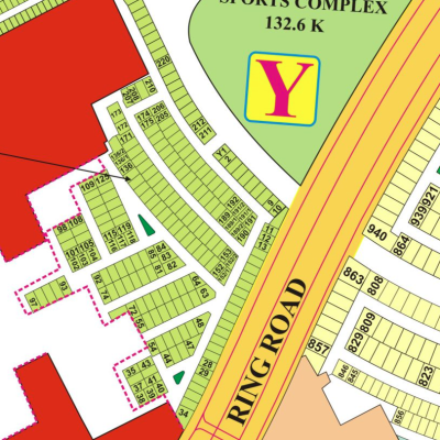 10 marla plot DHA Phase 8 Lahore