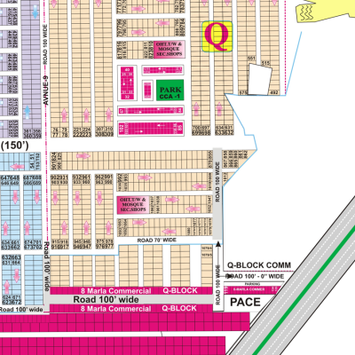 Q-989-Residential Plot DHA Phase 7 Lahore