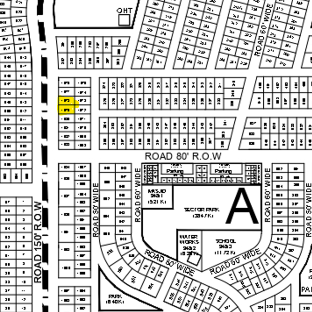 2 Kanal Pair Plot For Sale A-1080+1081 Demand 535 Lac Main 150 Feet Rod In DHA Phase 9 Prism-1