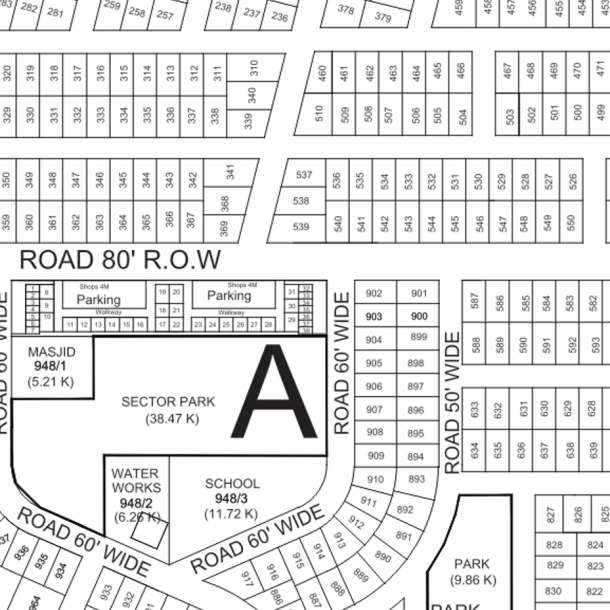 2 Kanal Residential Plot A- 1081+1082 Demand 530 Lac In DHA Phase 9 Prism-1
