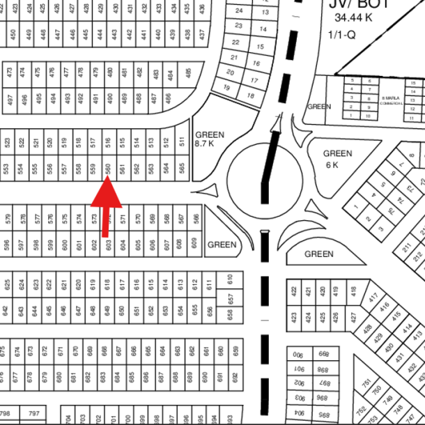 1 Kanal Plot Is Available For Sale In DHA Lahore-1