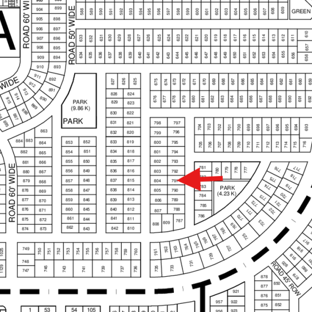 Buy 1 Kanal Plot In DHA Lahore Plot No A-791-1