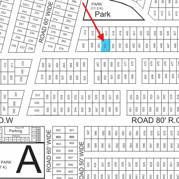 1 Kanal Plot For Sale A- 456 Demand 205 Lac Park In DHA Phase 9 prism-1