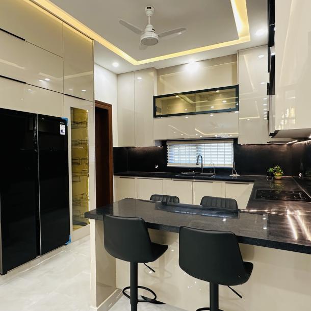 Corner Solar Install Full Furnished 1 Kanal Luxury Bungalow-7