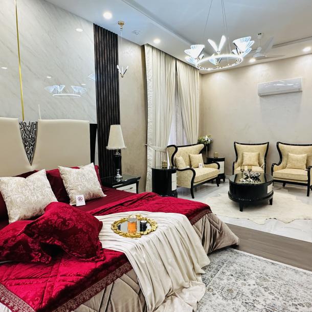 Corner Solar Install Full Furnished 1 Kanal Luxury Bungalow-10