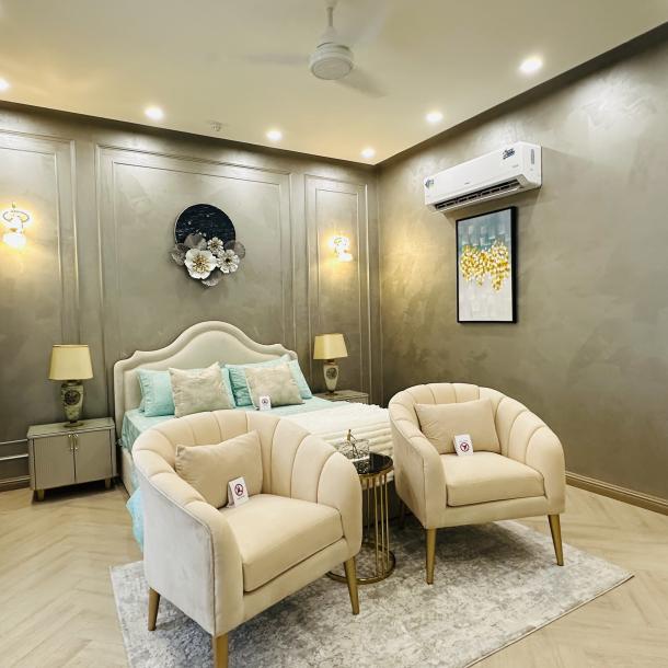 Corner Solar Install Full Furnished 1 Kanal Luxury Bungalow-16
