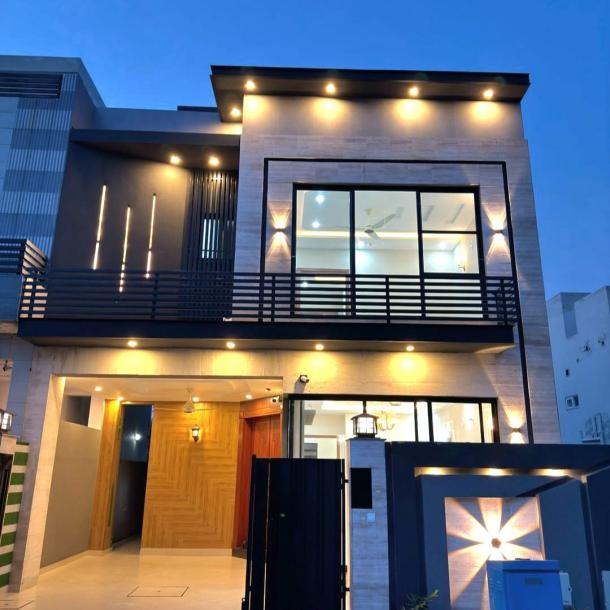 5 Marla Out Standing Luxury Living Modern House For Sale in DHA 9 Town Lahore-0