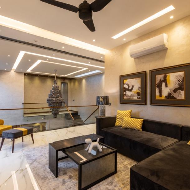 1 Kanal Fully Furnished Full Basement with Swimming Pool, Home Theater House for Sale-12