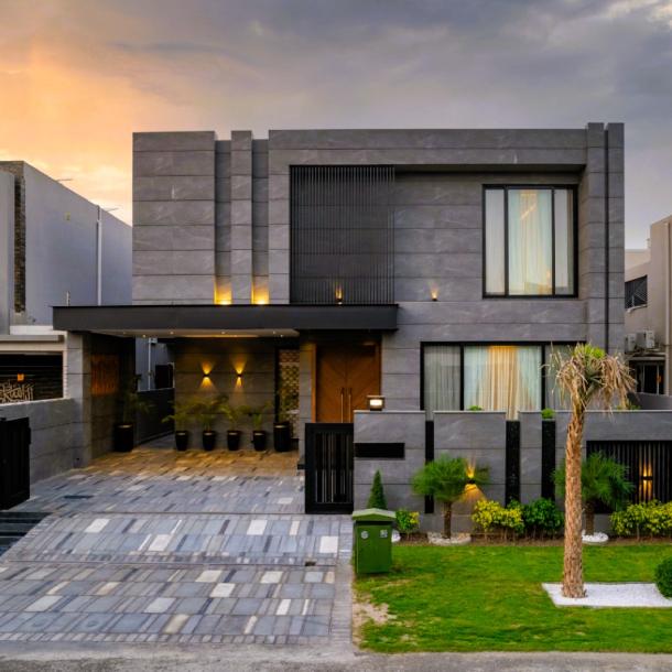 1 Kanal Fully Furnished Full Basement with Swimming Pool, Home Theater House for Sale-0