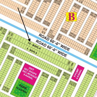 Available Secure 10 Marla Plot in DHA Town Lahore 150 Ft Road