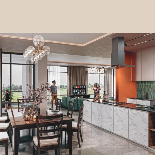 Stylish 3-Bedroom Flat with Smart Home Features in DHA Raya 8 Green-3