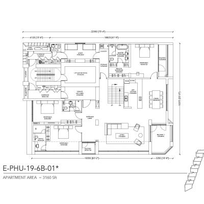 3‑Bedroom Apartment with Imported Finishing Materials In 8 Green DHA Raya
