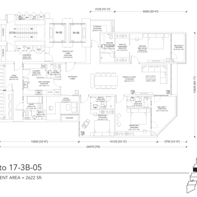 8 Green DHA Raya 3‑Bedroom Apartment for Sale-2
