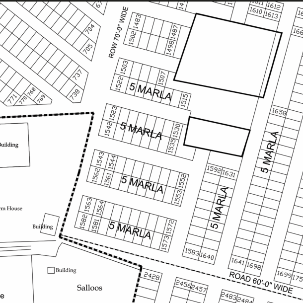 5 Marla Non Possession Plot For Sale B-1768 Demand 72 Lac In DHA 9 Town-1