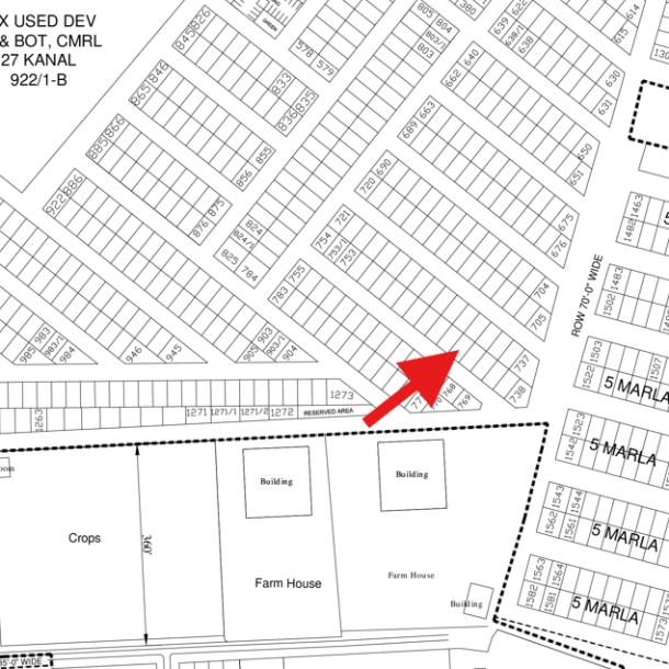 Prime Location Plot Is Available For Sale In DHA Lahore-1