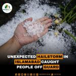 Unexpected Hailstorm in Islamabad Caught People off guard
