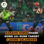 Karachi Kings Chase Down 161 Runs Target Lahore Qalandars
