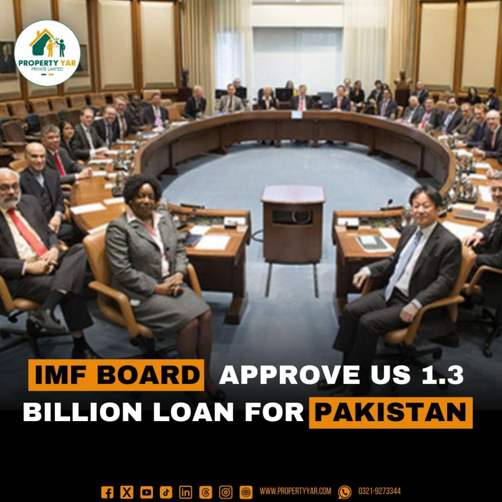IMF Approves US 1.3 Billion Dollar Loan for Pakistan