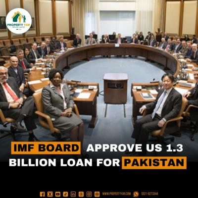 IMF Approves US 1.3 Billion Dollar Loan for Pakistan