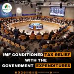 IMF Conditioned Tax relief with with Government expenditures