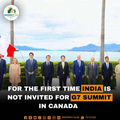For the First Time India is not invited for G7 Summit in Canada