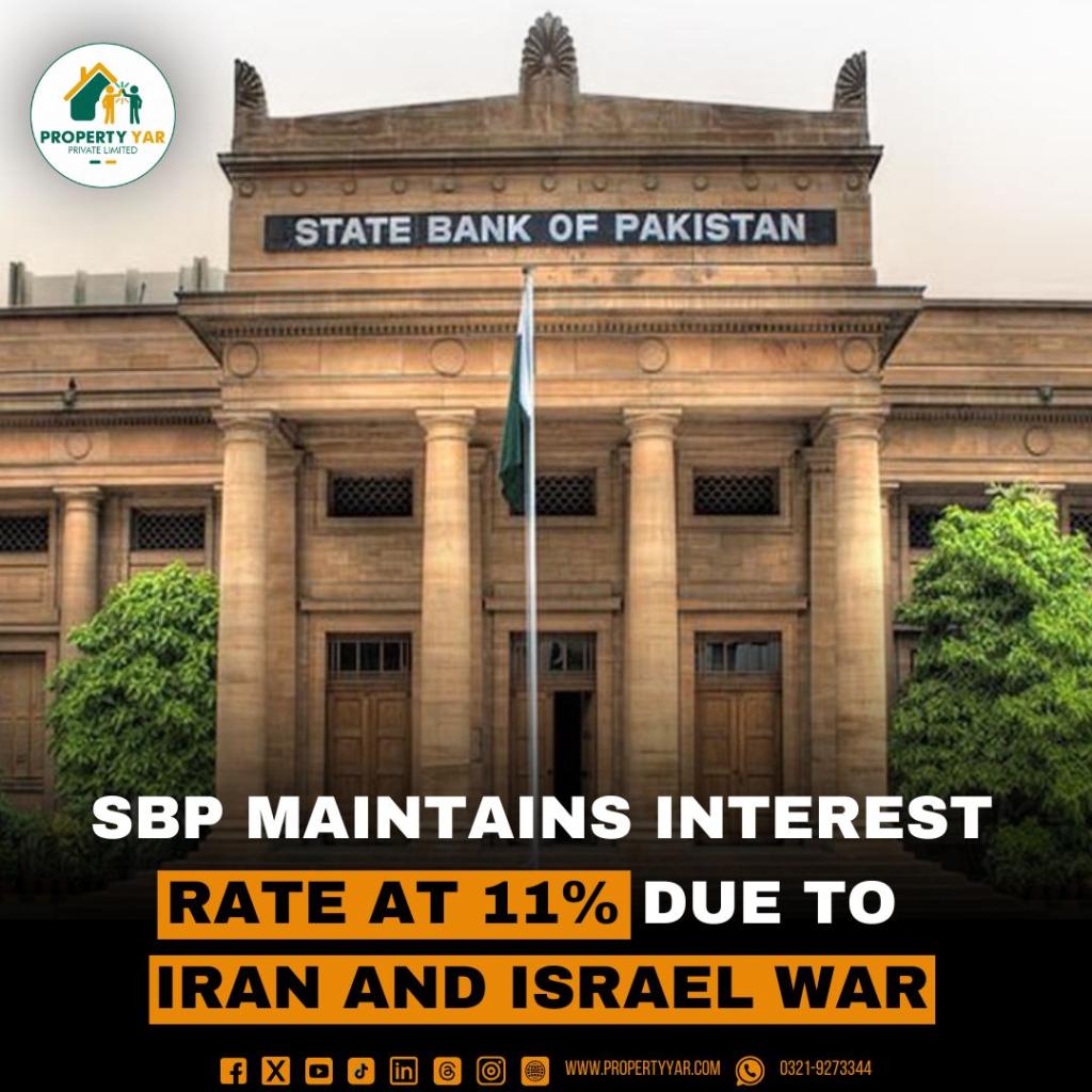 SBP Maintains Interest Rate at 11% due to Iran and Israel War