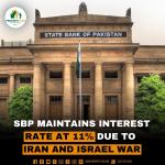 SBP Maintains Interest Rate at 11% due to Iran and Israel War