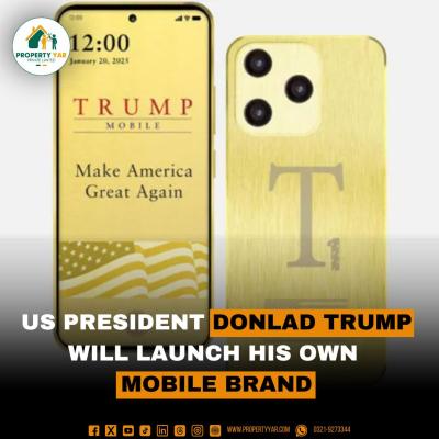 US President Donald Trump Launches his own Mobile Phone Brand